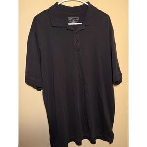 5.11 Tactical Black Professional Polo | Size Large | Pencil Pocket Workwear